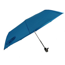 Material guarda-chuva de mercado triplo à prova de vento azul de 21 &#39;&#39;